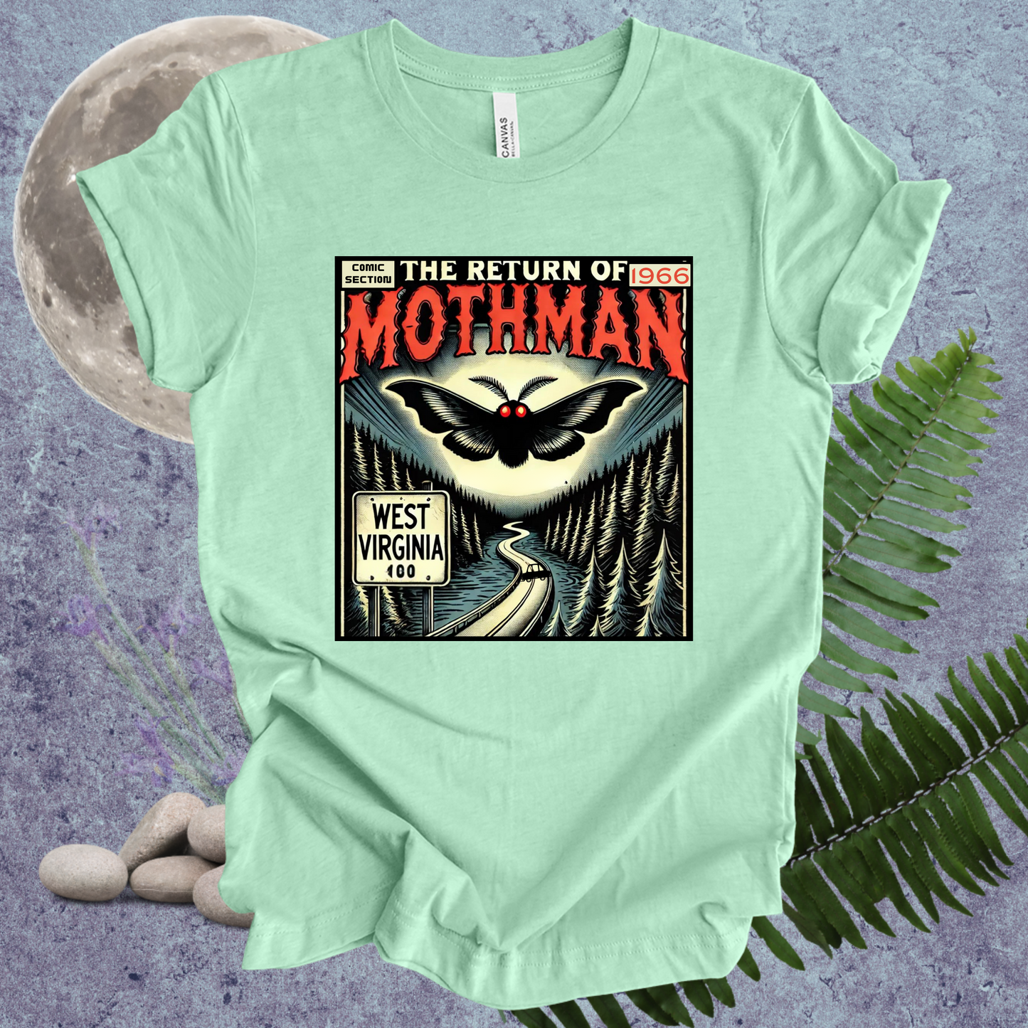 Mothman T-Shirt - West Virginia Legend Unisex Tee