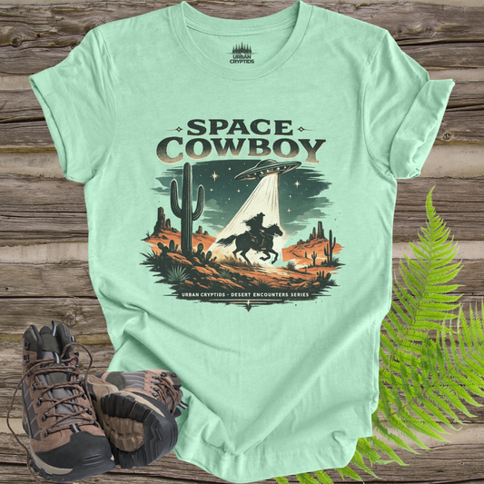 Space Cowboy Shirt – UFO Desert Western Graphic Tee
