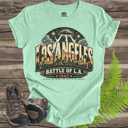 Los Angeles UFO T-Shirt – Battle of L.A. 1942 Vintage California Tee