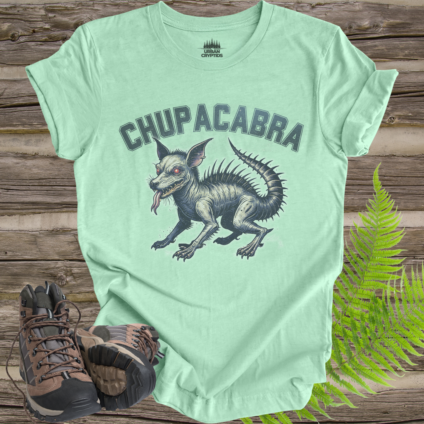Chupacabra T-Shirt | Vintage Cryptid Monster Graphic Tee | Spooky Myth Creature Shirt