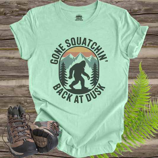 Gone Squatchin’ – Funny Bigfoot Hiking Shirt