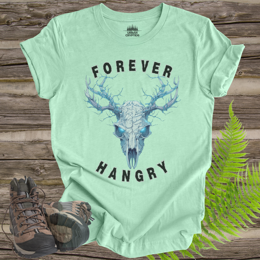 Forever Hangry Wendigo T-Shirt – Cryptid Horror Graphic Tee
