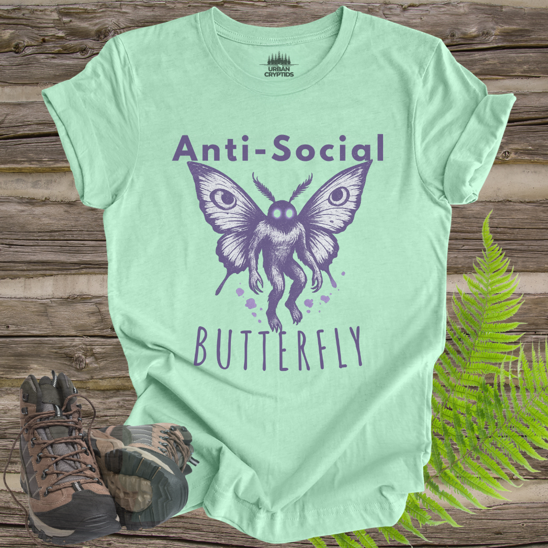 Anti-Social Butterfly Mothman Tee