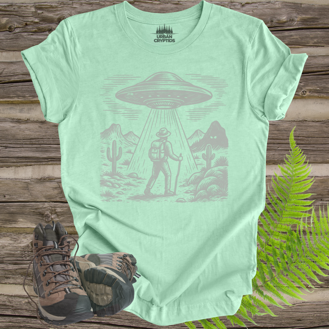 UFO Abduction Hiker Tee
