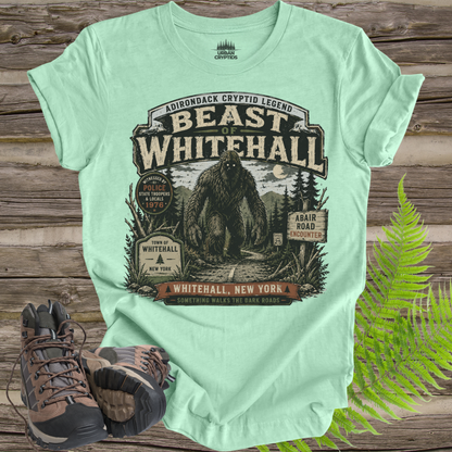 Beast of Whitehall T-Shirt – Adirondack Bigfoot Cryptid Shirt
