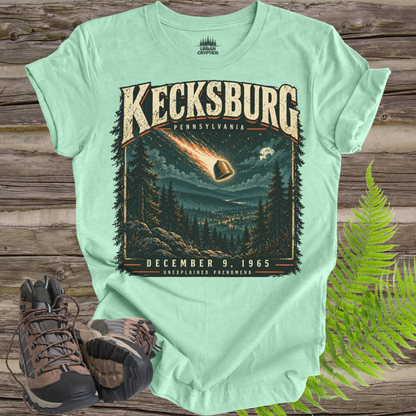 Kecksburg UFO Fireball T-Shirt – Vintage 1965 Pennsylvania Alien Encounter Graphic Tee