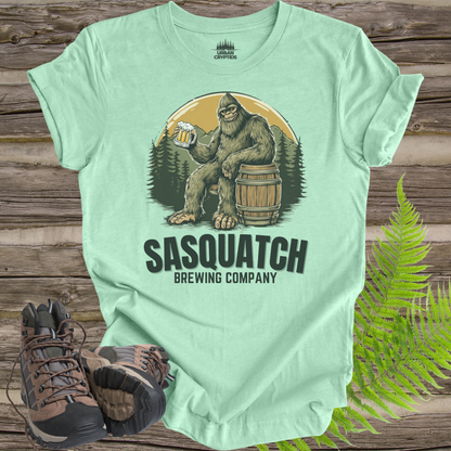 Sasquatch Brewing Company Funny Bigfoot Beer T-Shirt