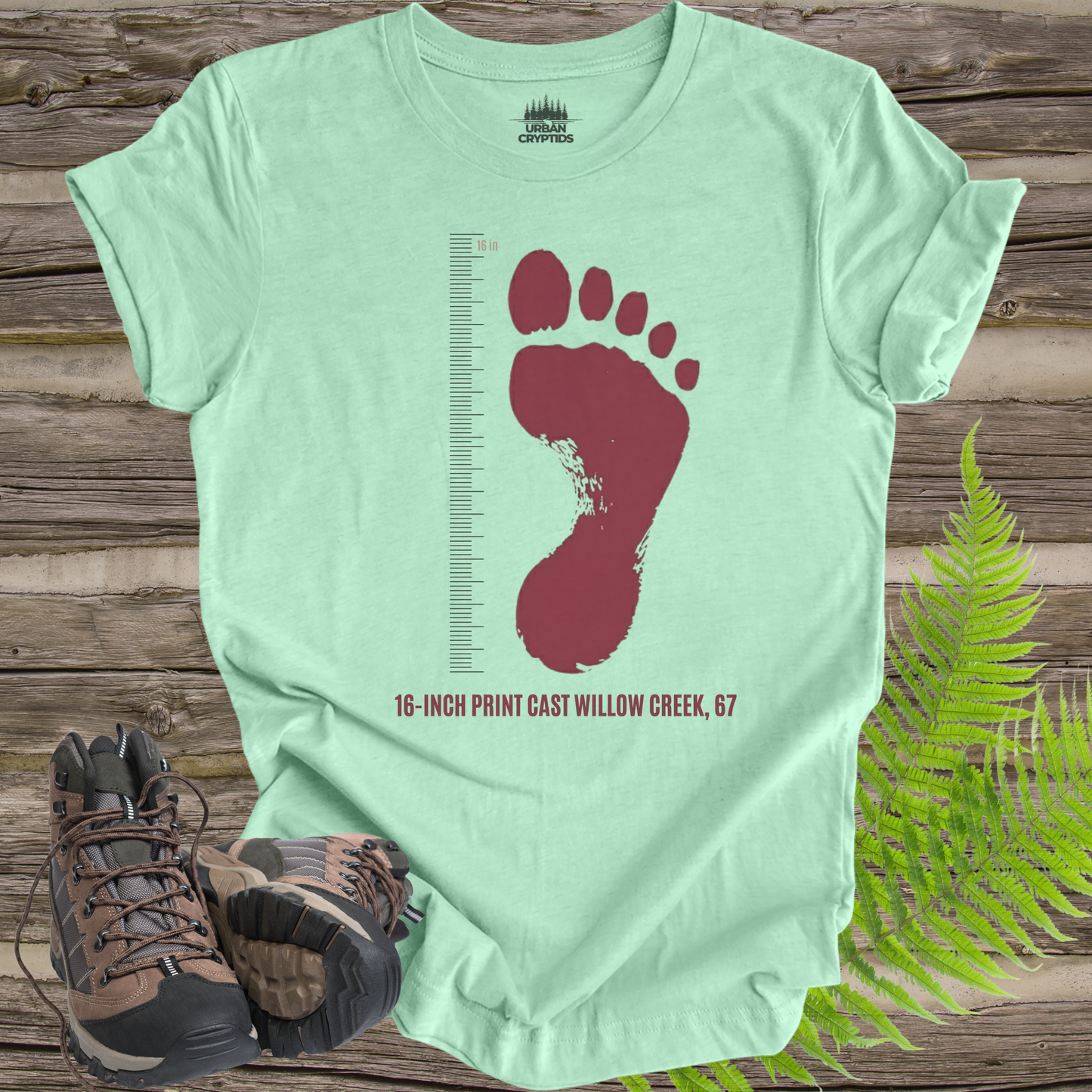 Willow Creek Bigfoot Museum T-Shirt – California Bigfoot Capital Footprint Tee
