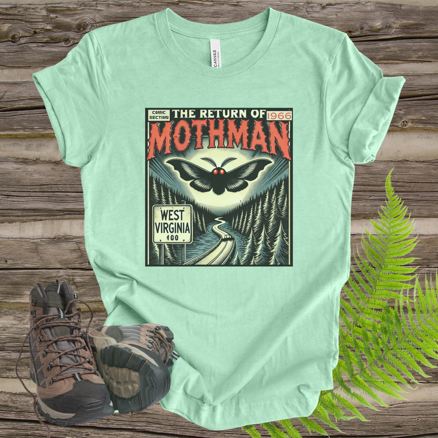 Mothman T-Shirt - West Virginia Legend Unisex Tee