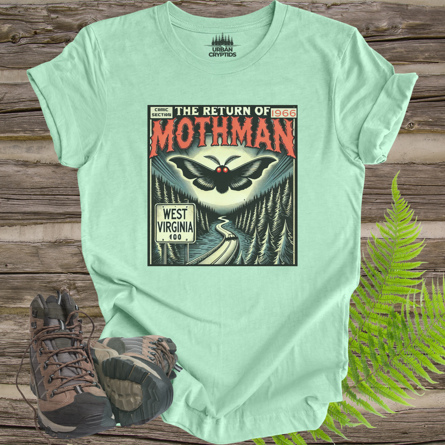 Mothman T-Shirt - West Virginia Legend Unisex Tee