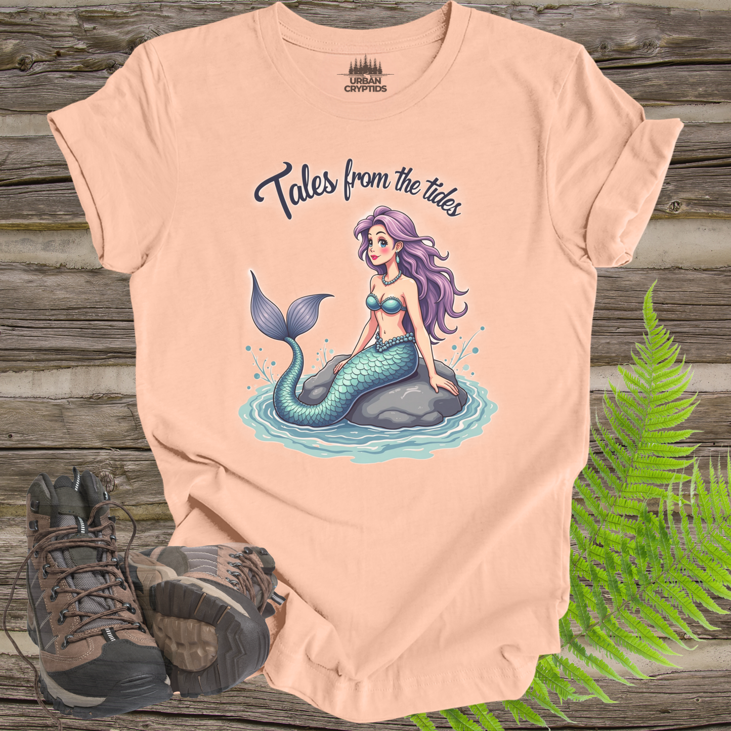 Mermaid Shirt – “Tales From the Tides” Cute Ocean Graphic Tee