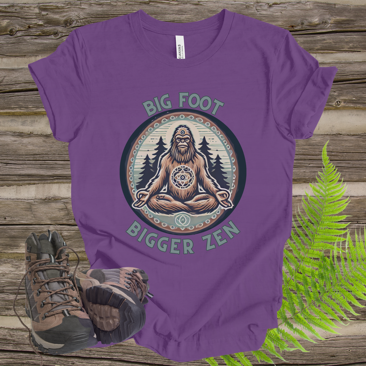 Bigfoot Zen Yoga Tee