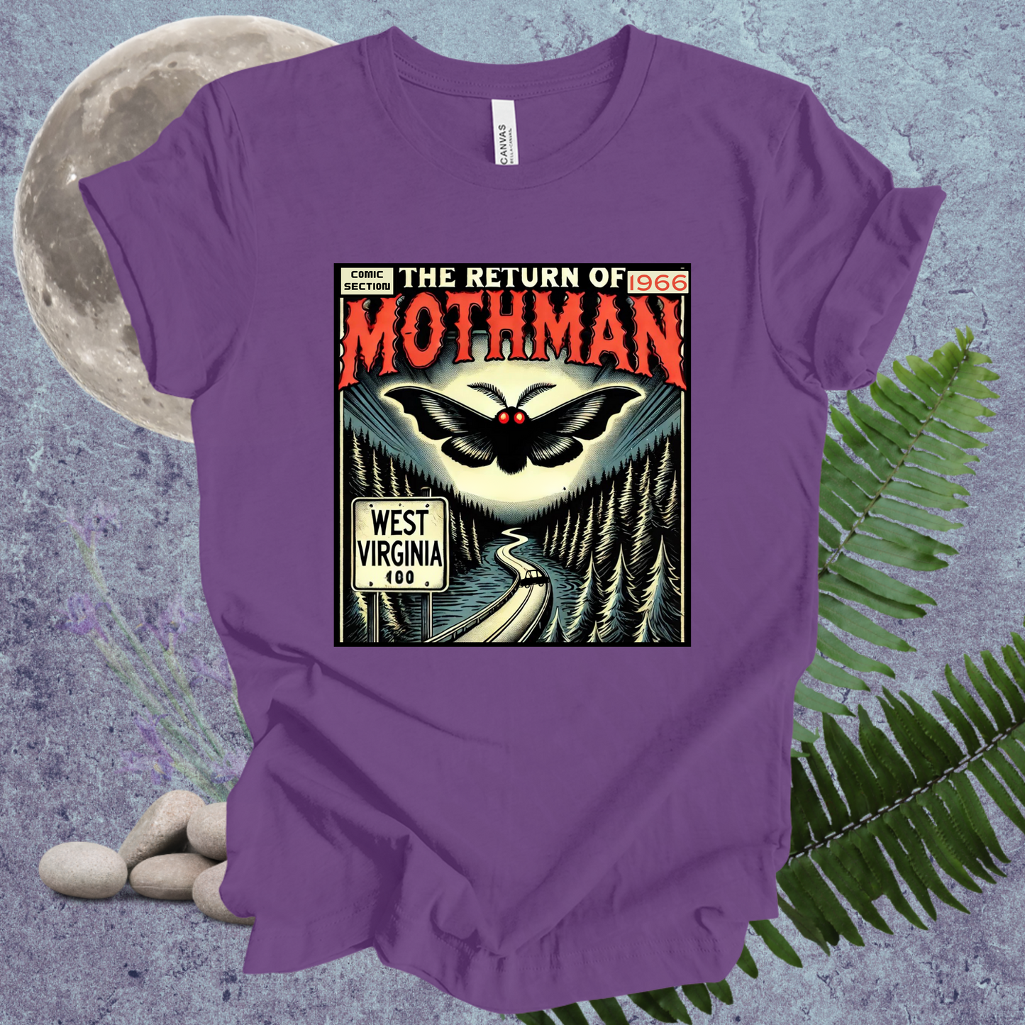 Mothman T-Shirt - West Virginia Legend Unisex Tee