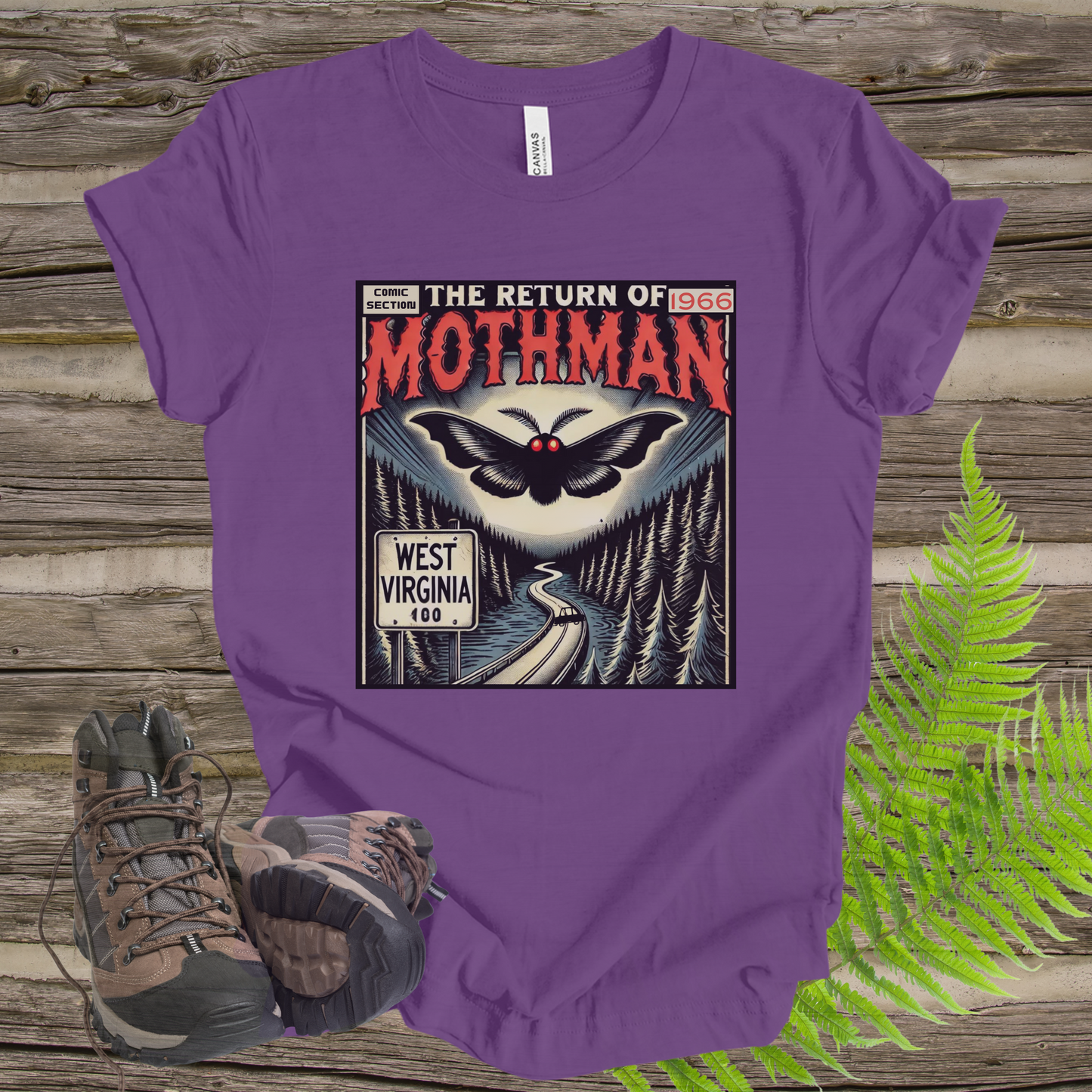 Mothman T-Shirt - West Virginia Legend Unisex Tee