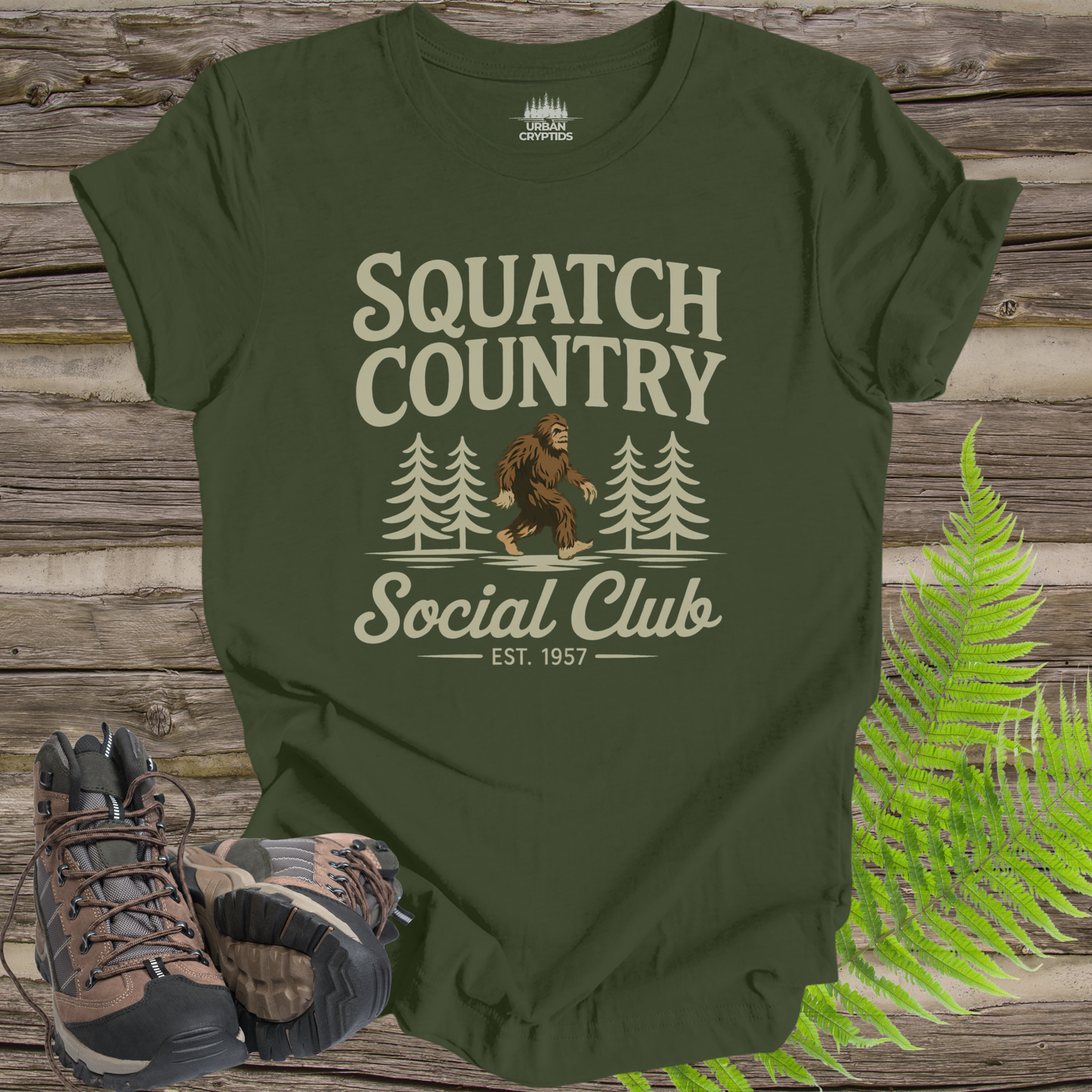 Squatch Country Social Club – Funny Bigfoot Shirt