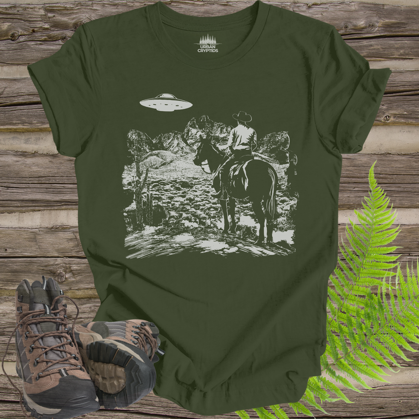 Cowboy Country UFO Encounter Tee