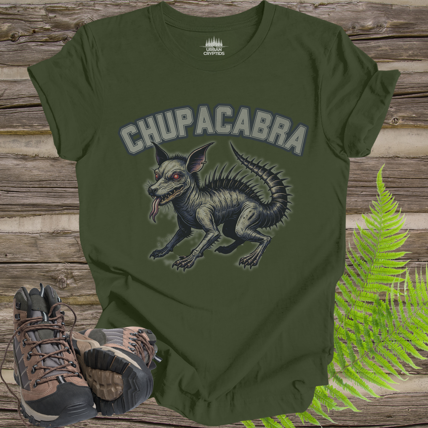 Chupacabra T-Shirt | Vintage Cryptid Monster Graphic Tee | Spooky Myth Creature Shirt