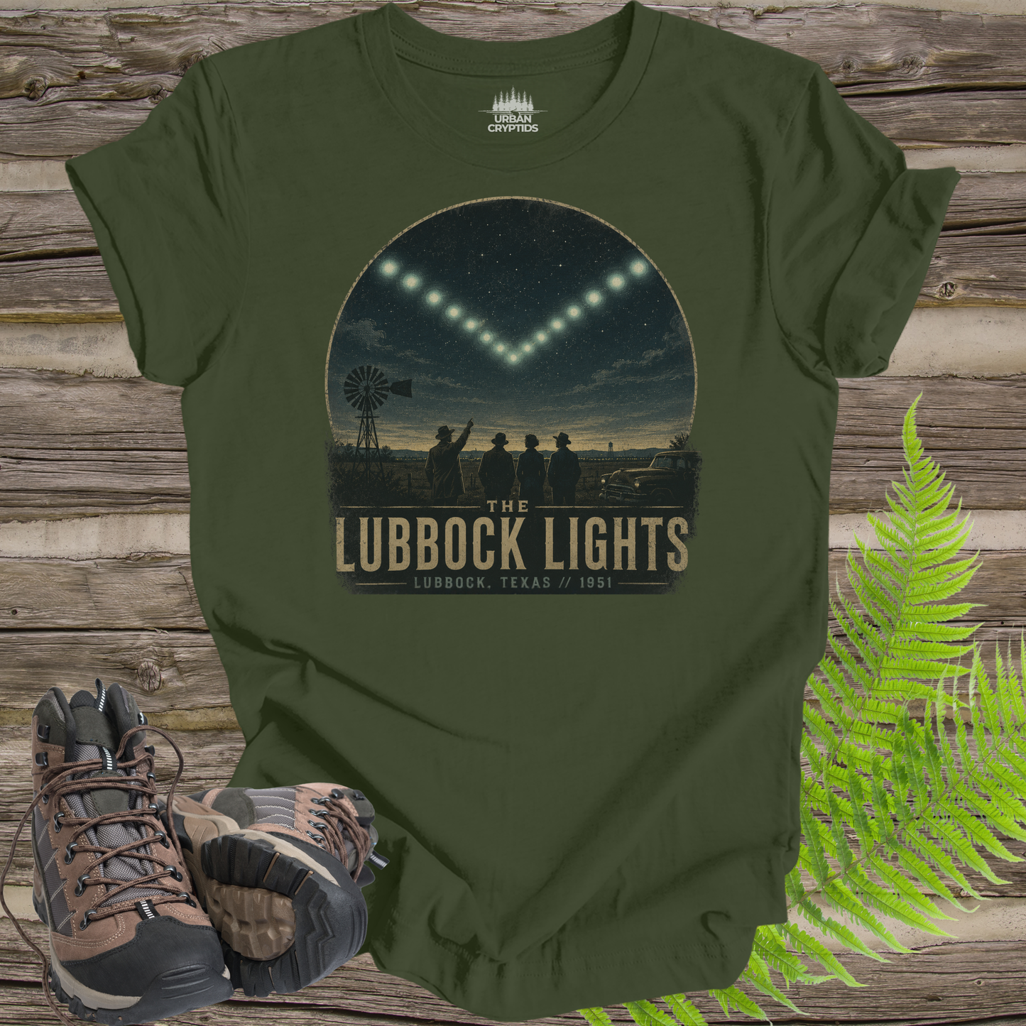 The Lubbock Lights | Vintage UFO Sighting T-Shirt