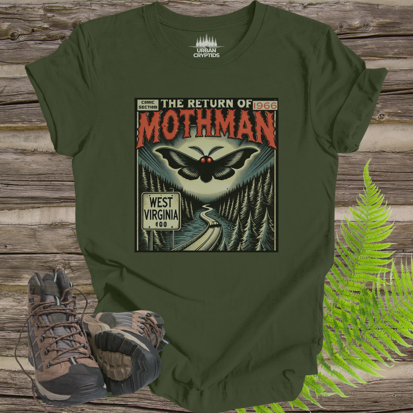 Mothman T-Shirt - West Virginia Legend Unisex Tee