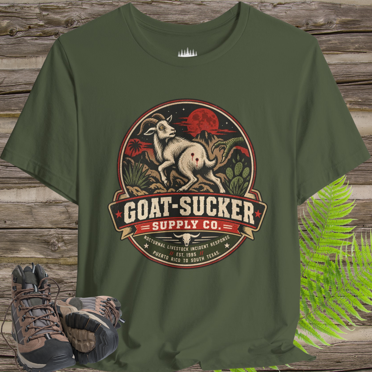Goat-Sucker Supply Co. Chupacabra T-Shirt