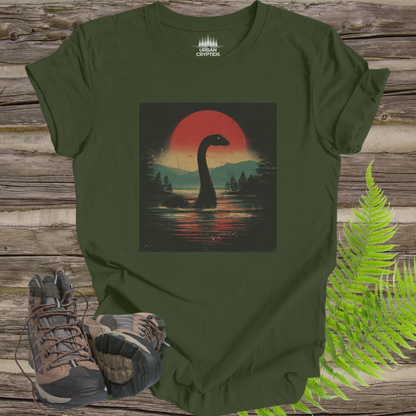 Vintage Loch Ness Monster Poster Tee – Retro Cryptid Lake Ness T-Shirt