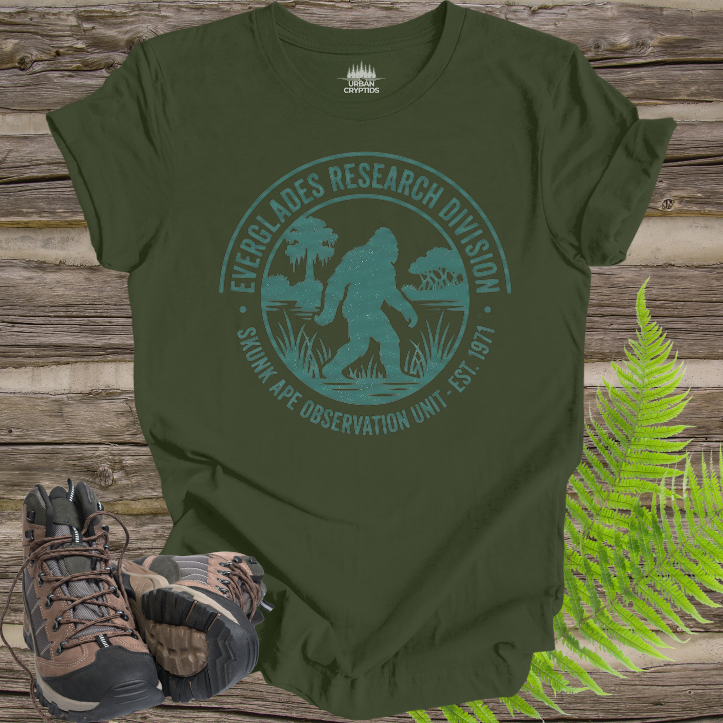 Everglades Research Division Skunk Ape T-Shirt – Florida Cryptid Investigation Tee