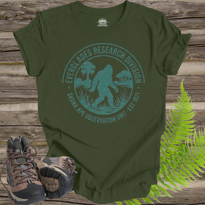 Everglades Research Division Skunk Ape T-Shirt – Florida Cryptid Investigation Tee