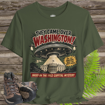 They Came Over Washington UFO T-Shirt – 1952 White House Sighting