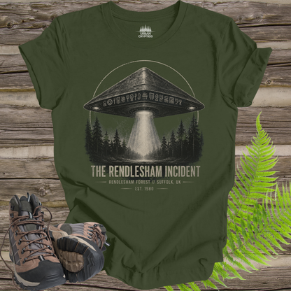 The Rendlesham Incident UFO T-Shirt – Suffolk Forest Encounter