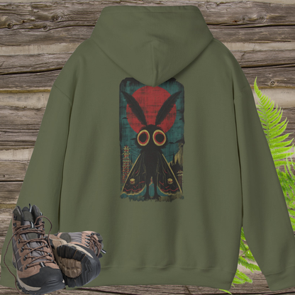 Mothman Vintage Poster Hoodie | Cryptid Graphic Hoodie – Urban Cryptids