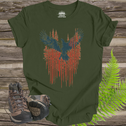 Thunderbird Forest Spirit T-Shirt | Native Legend Cryptid Tee – Urban Cryptids