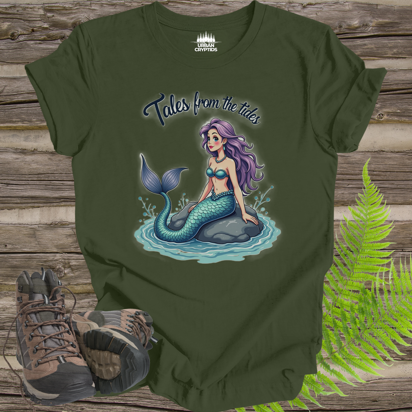 Mermaid Shirt – “Tales From the Tides” Cute Ocean Graphic Tee