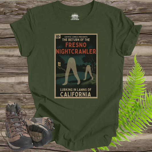 T-Shirt California Fresno Nightcrawler Comic Book Style
