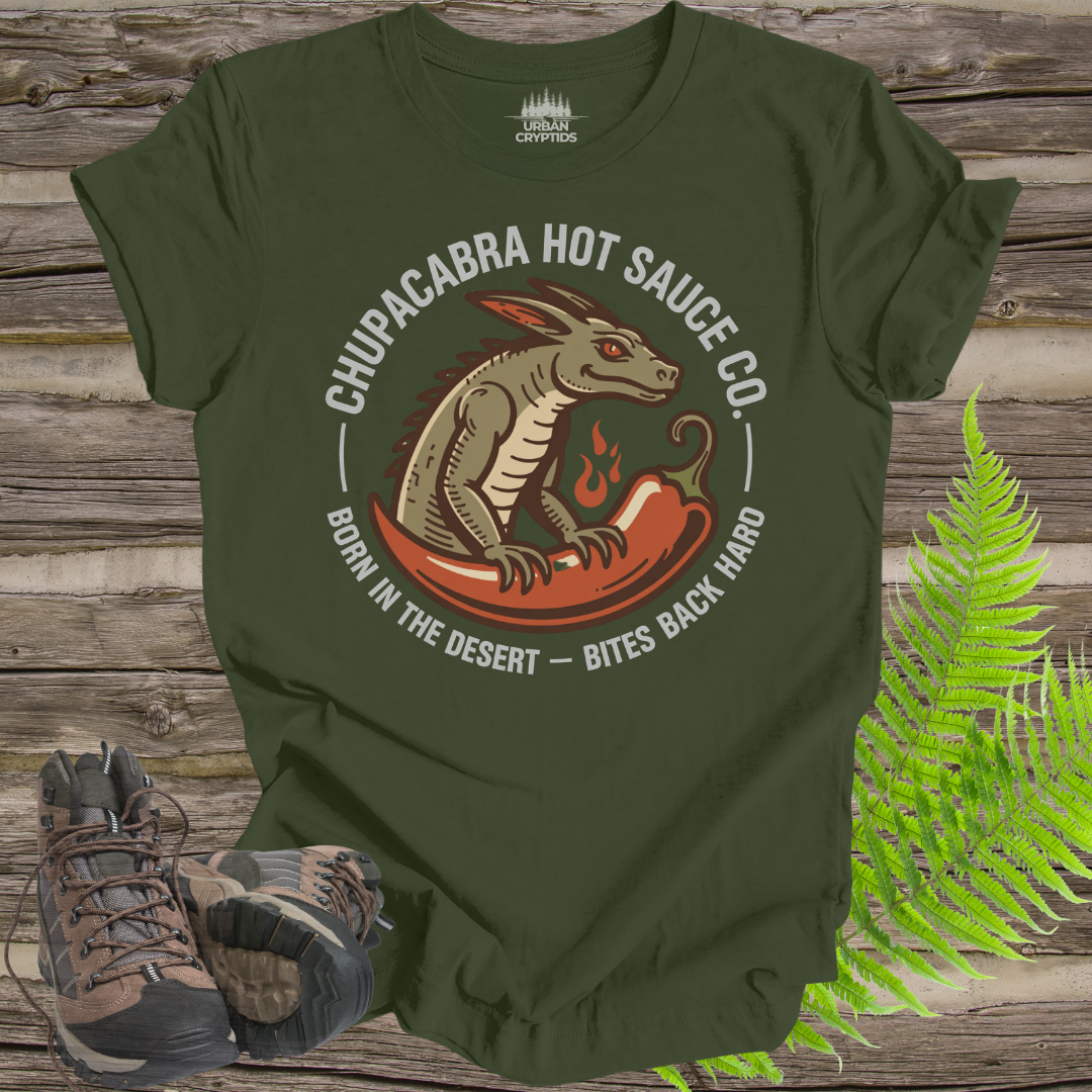 Chupacabra Hot Sauce Co. Tee – Born in the Desert, Bites Back Hard