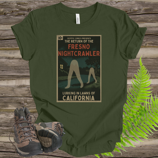 T-Shirt California Fresno Nightcrawler Comic Book Style