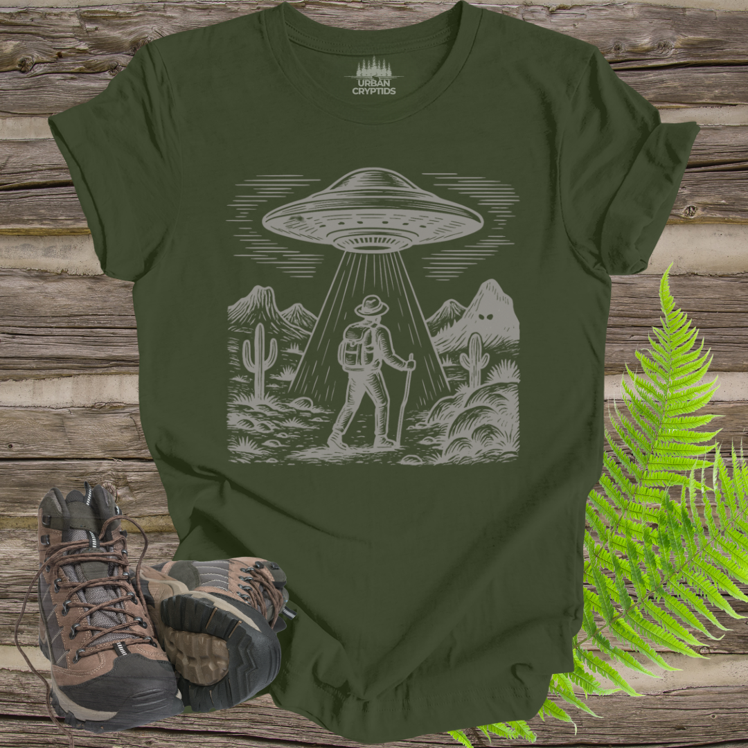 UFO Abduction Hiker Tee