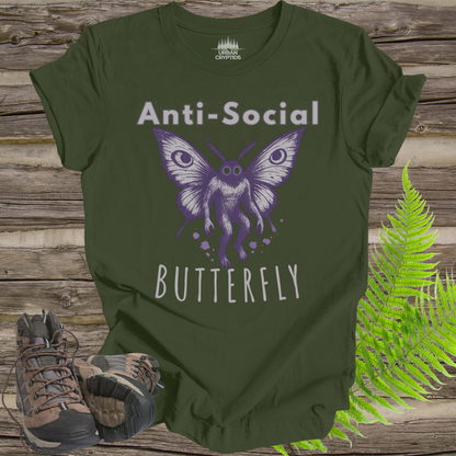 Anti-Social Butterfly Mothman Tee