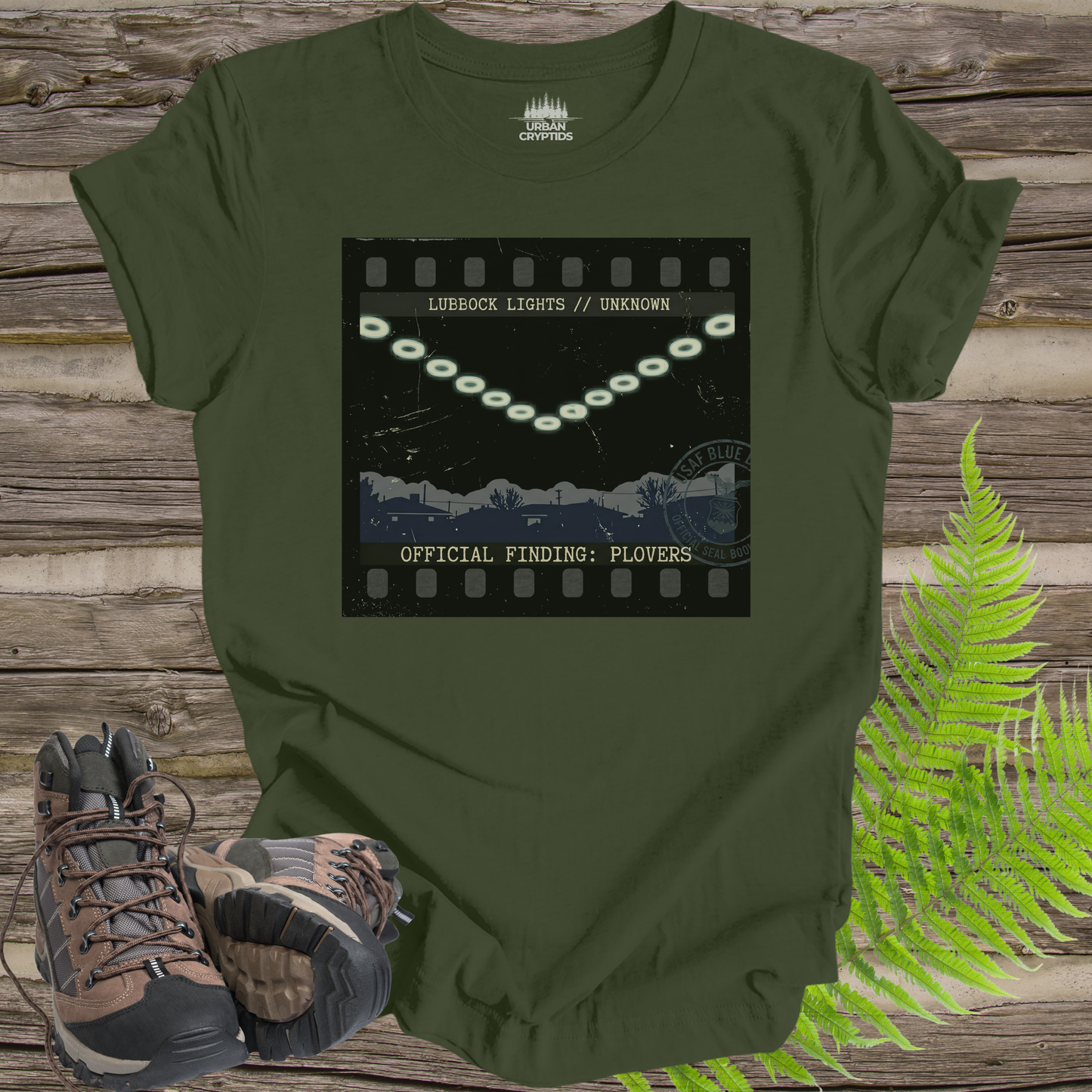 Lubbock Lights 1951 | Project Blue Book UFO Case File T-Shirt