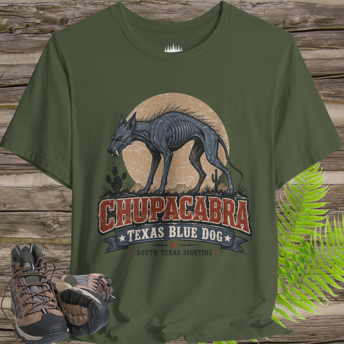 Chupacabra Texas Blue Dog T-Shirt