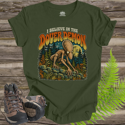 I Believe in the Dover Demon Retro Cryptid T-Shirt