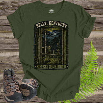 Kelly, Kentucky 1955 | Kentucky Goblin Incident Vintage Horror T-Shirt