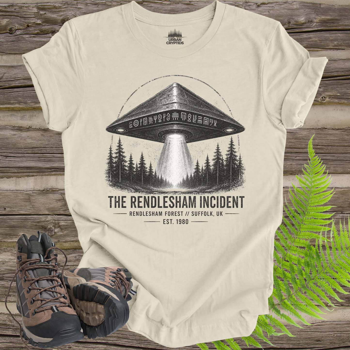 The Rendlesham Incident UFO T-Shirt – Suffolk Forest Encounter
