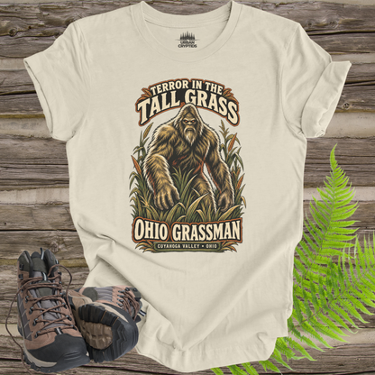 Ohio Grassman T-Shirt – Cuyahoga Valley Bigfoot Cryptid Shirt