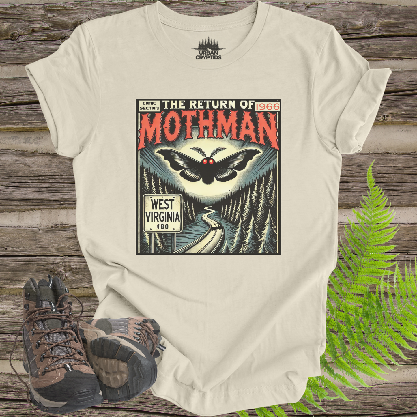 Mothman T-Shirt - West Virginia Legend Unisex Tee