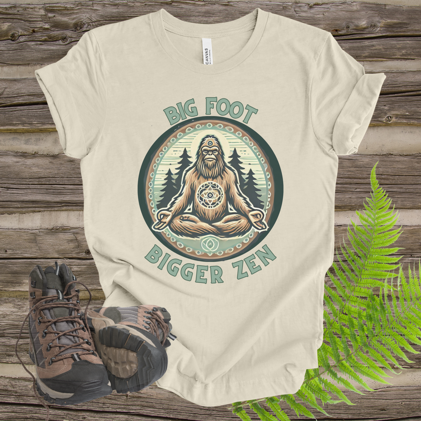 Bigfoot Zen Yoga Tee