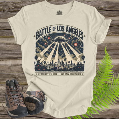 Battle of Los Angeles 1942 UFO T-Shirt – Vintage WWII Alien Encounter Tee