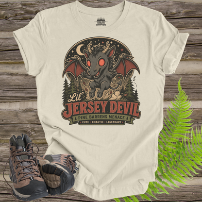 Lil' Jersey Devil | Pine Barrens Menace Vintage Cryptid T-Shirt