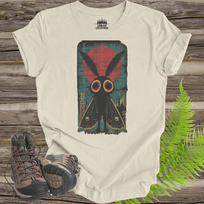 Mothman Vintage Poster T-Shirt | Cryptid Graphic Tee – Urban Cryptids