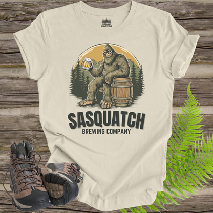 Sasquatch Brewing Company Funny Bigfoot Beer T-Shirt
