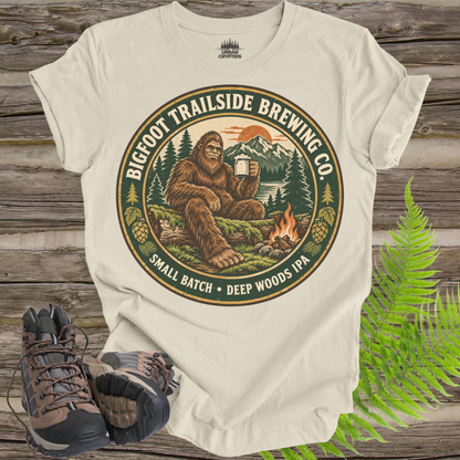 Bigfoot Trailside Brewing Co. T-Shirt – Vintage Sasquatch Beer Graphic Tee